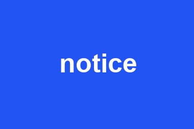 notice