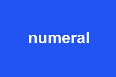 numeral