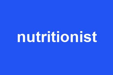 nutritionist