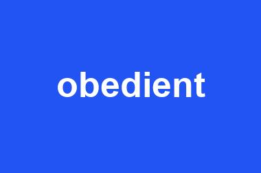 obedient