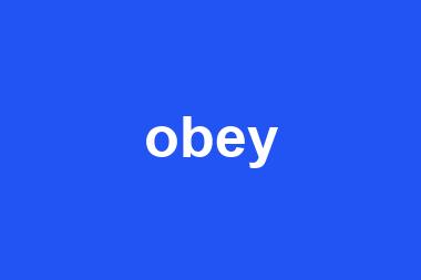 obey