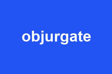 objurgate