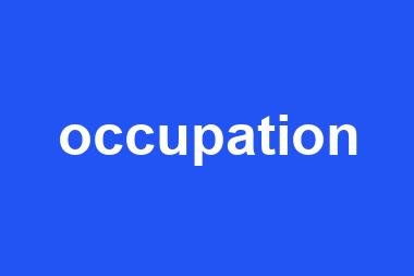 occupation