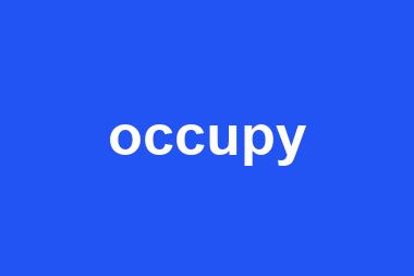 occupy