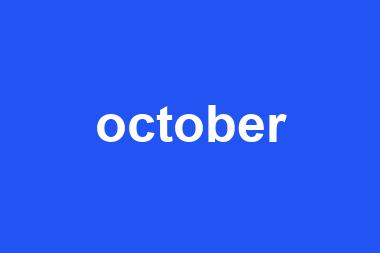 october