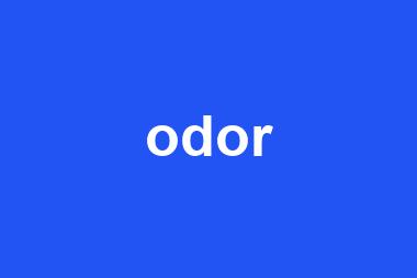 odor