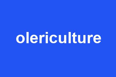 olericulture