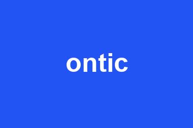 ontic