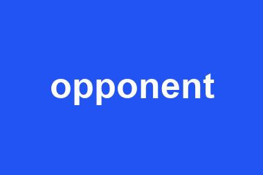 opponent