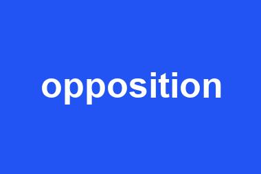 opposition