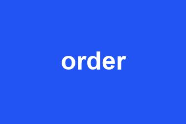 order