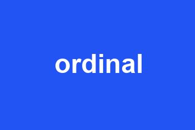 ordinal