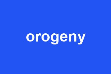 orogeny