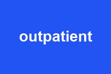 outpatient