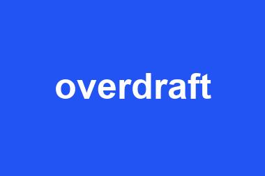 overdraft