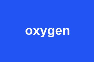 oxygen