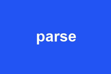 parse