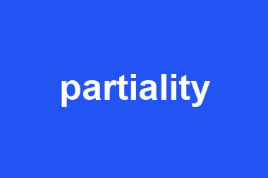 partiality