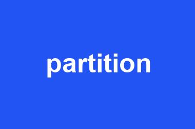 partition