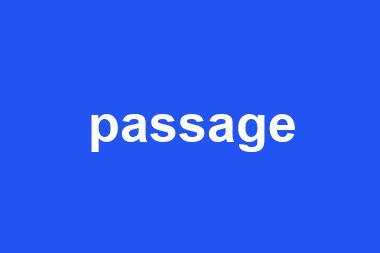 passage