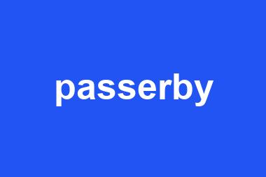 passerby