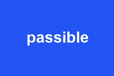 passible