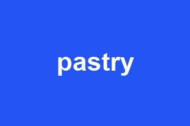 pastry