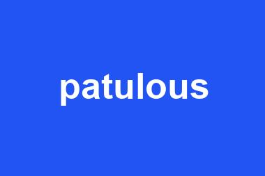 patulous