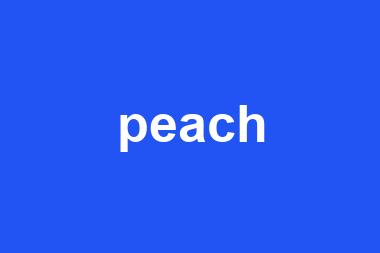 peach