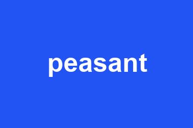 peasant