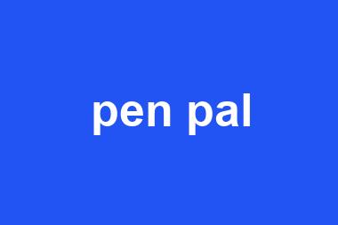 pen pal