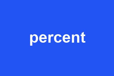 percent