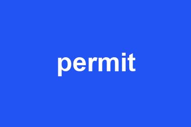 permit