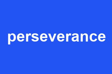 perseverance