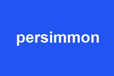 persimmon