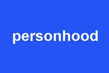 personhood