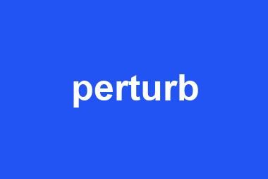 perturb