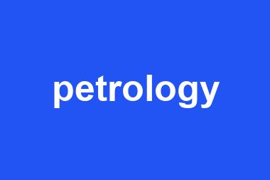 petrology