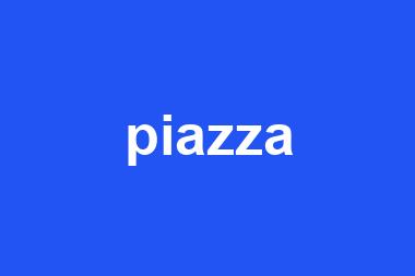 piazza