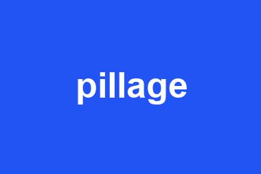 pillage