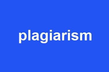 plagiarism