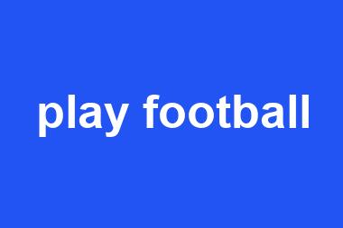 play football