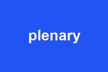 plenary