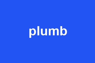 plumb