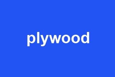 plywood