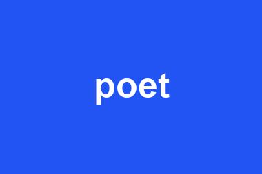 poet