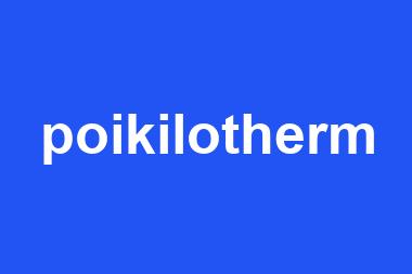 poikilotherm