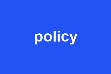 policy