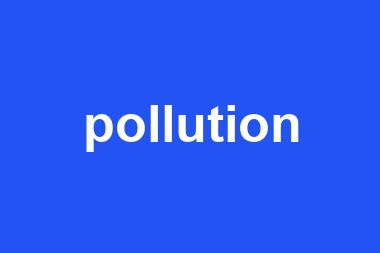 pollution