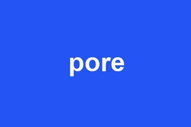 pore